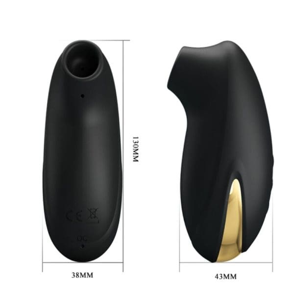 PRETTY LOVE - BLACK RECHARGEABLE LUXURY SUCTION MASSAGER 6